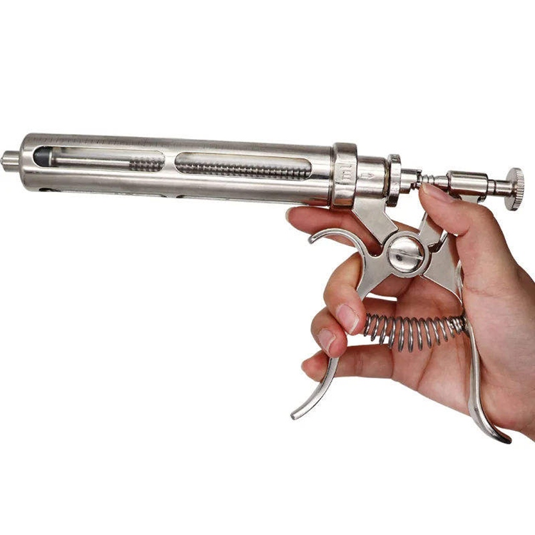 Semi-Automatic Veterinary Syringe for Livestock